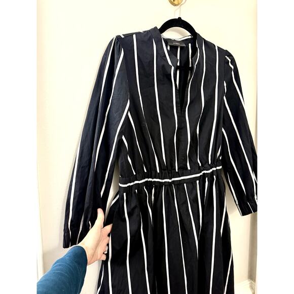 J. Crew Black and White Striped Dress - Picture 6 of 13